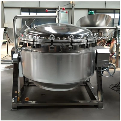 Tilting cooking pot Tilting cooking pot